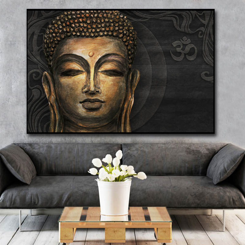 Retro modern Chinese Buddhist painting