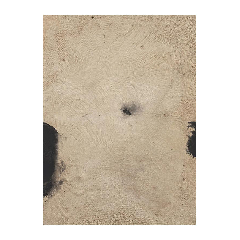 Abstract frameless painting wabi-sabi style hanging painting