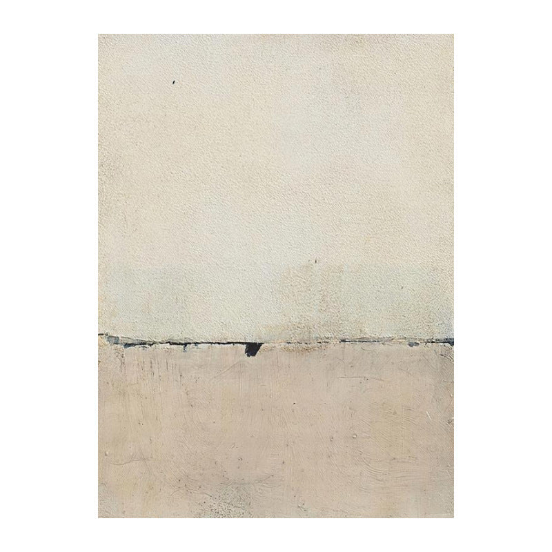 Abstract frameless painting wabi-sabi style hanging painting