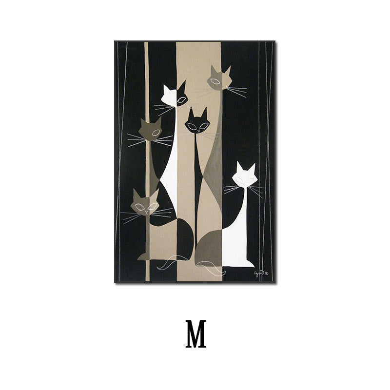 Abstract painting Jifeng soft furnishing frameless decorative painting
