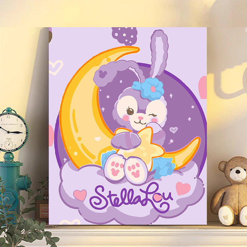 Hand-painted cartoons for children.