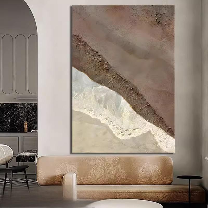 Modern simple living room high-end decorative painting