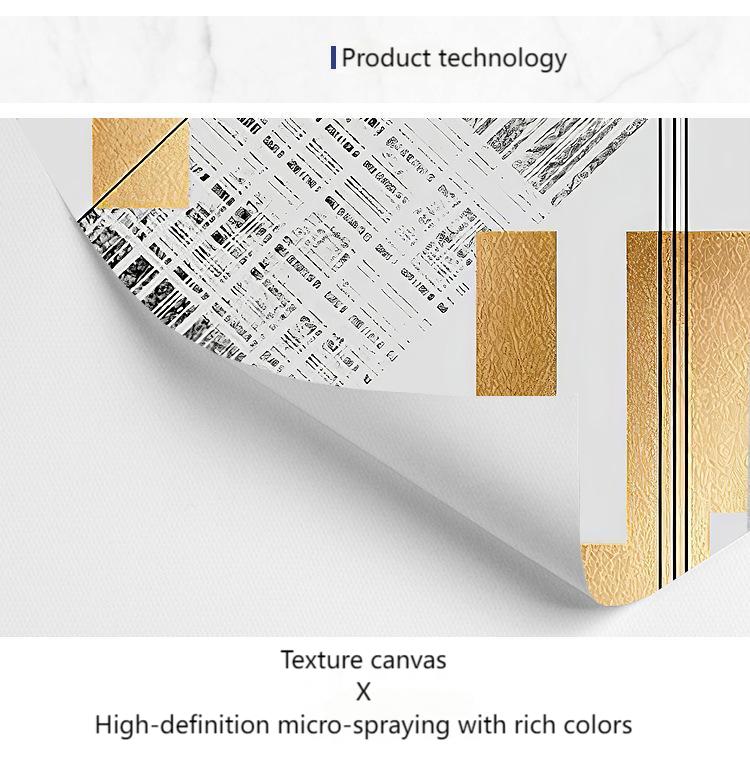 Abstract pink leopard vertical large floor-standing decorative painting