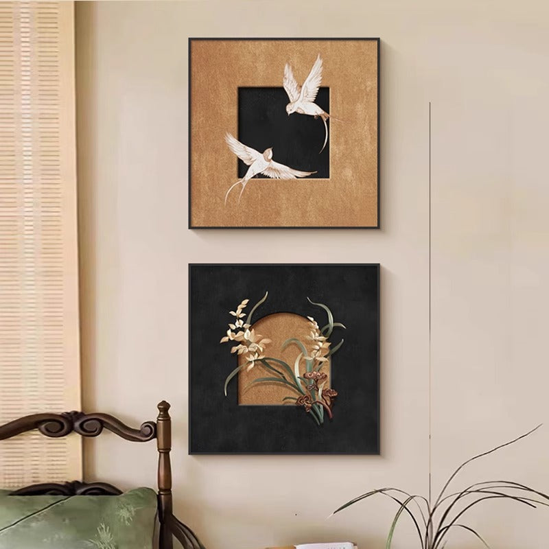 Retro art living room wall decoration painting