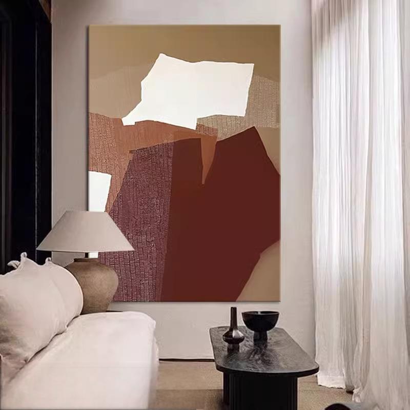 Abstract painting Jifeng soft furnishing frameless decorative painting