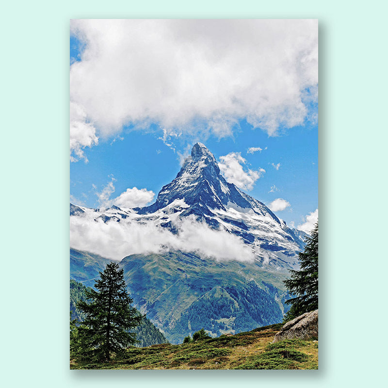 Mountain landscape painting