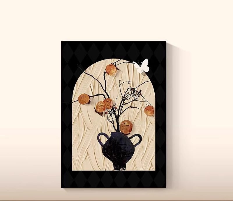 French style tabletop retro living room decoration painting