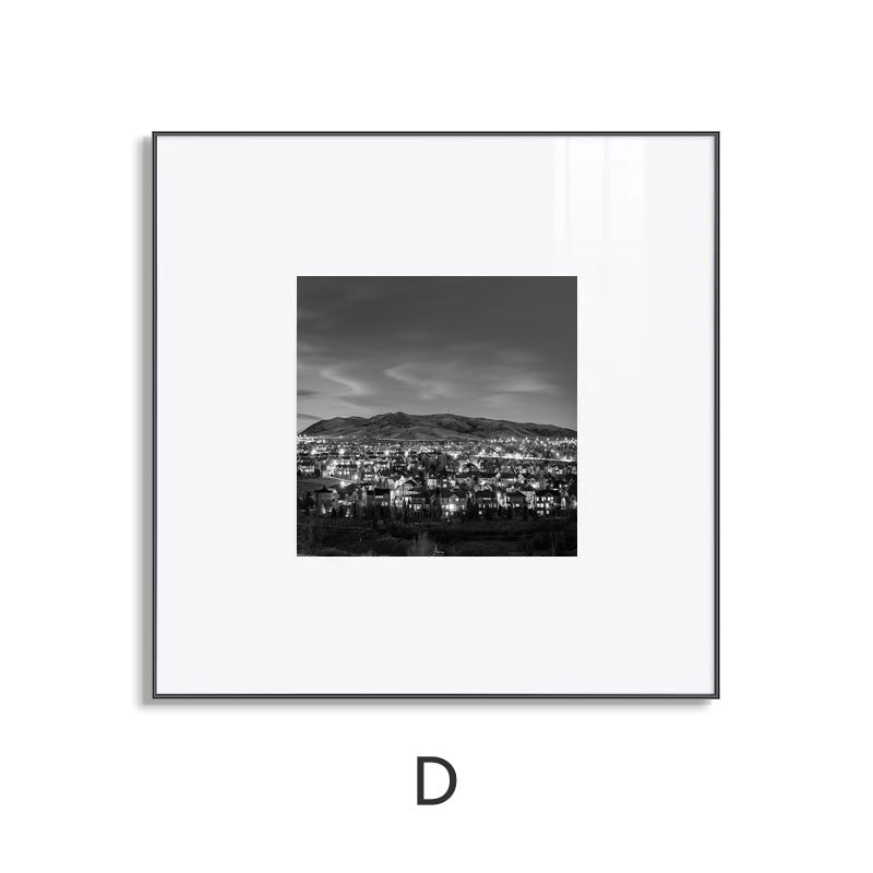 Black and white landscape photography