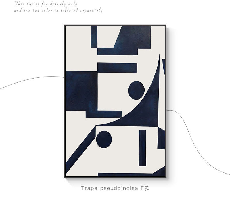 Black and white gray living room decoration painting