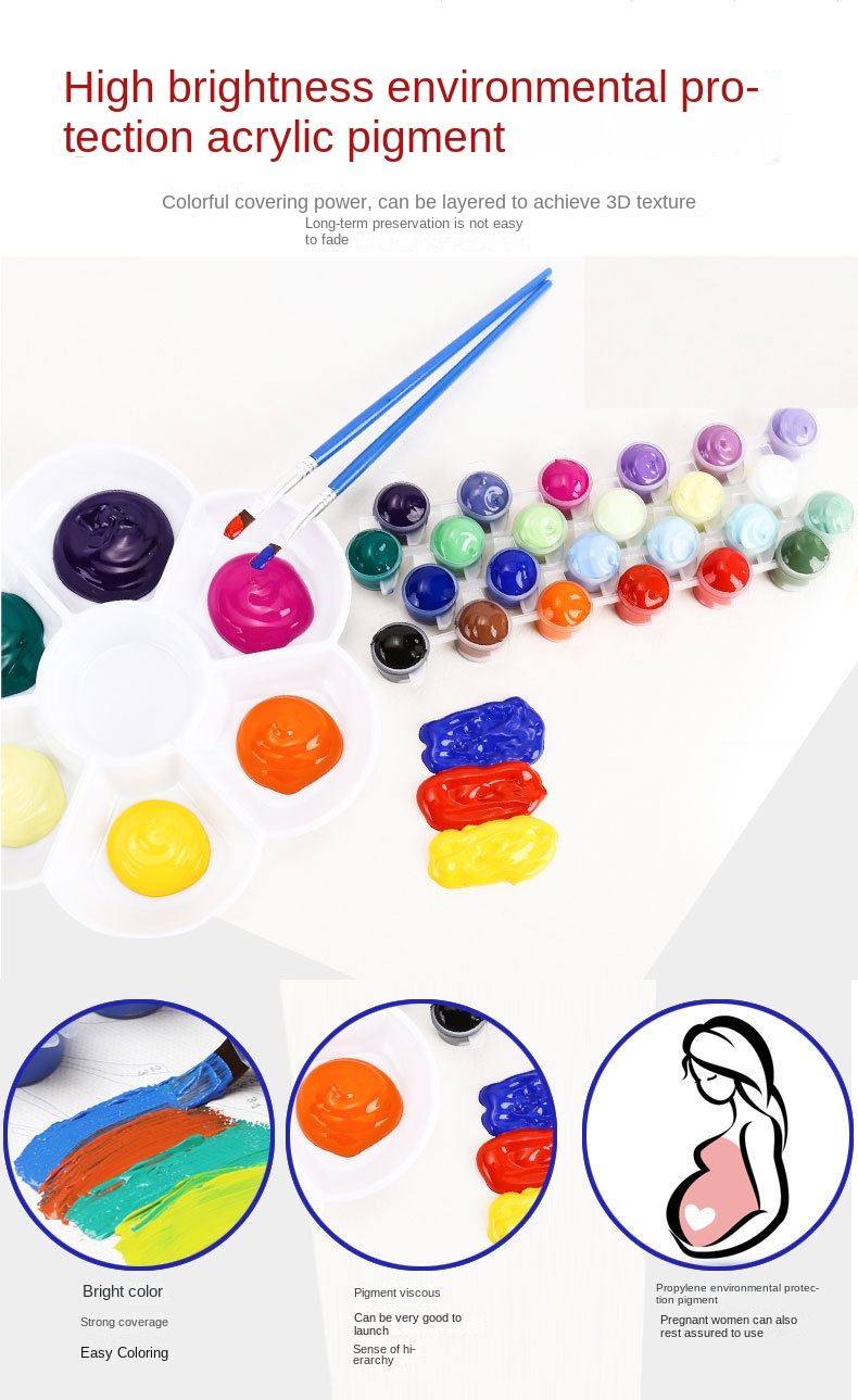 Flower digital oil painting DIY coloring
