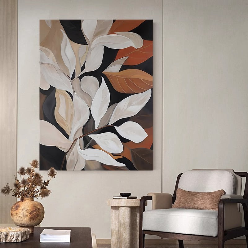 Monet high-end frameless painting Wabi-sabi style living room sofa background wall decoration painting