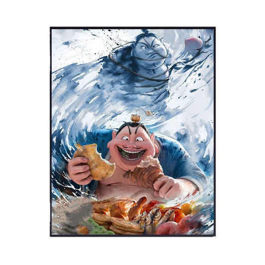 Popular DIY digital oil painting from the same movie