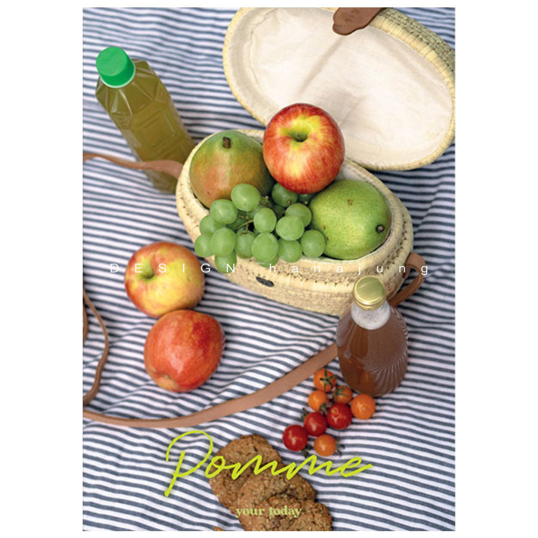 Summer scent romantic picnic painting
