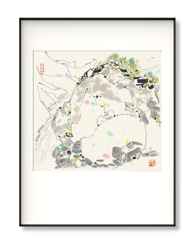 Copy painting new Chinese style entrance hanging painting