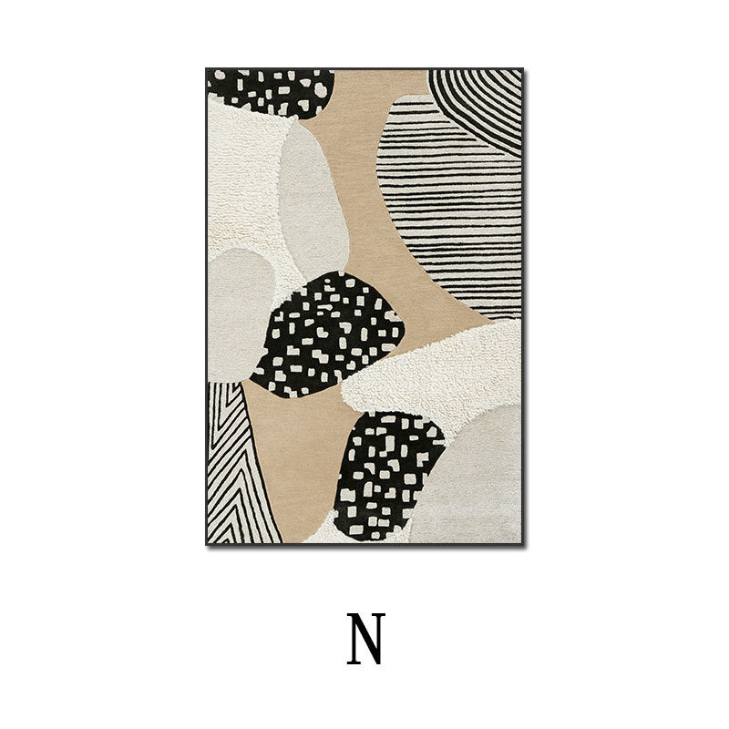 Wabi-sabi style soft furnishing abstract decorative painting