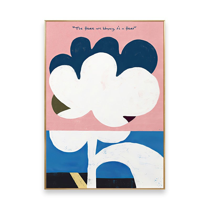 ins style floral poster living room painting
