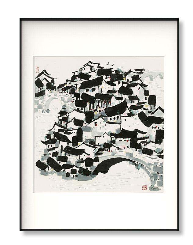 Copy painting new Chinese style entrance hanging painting