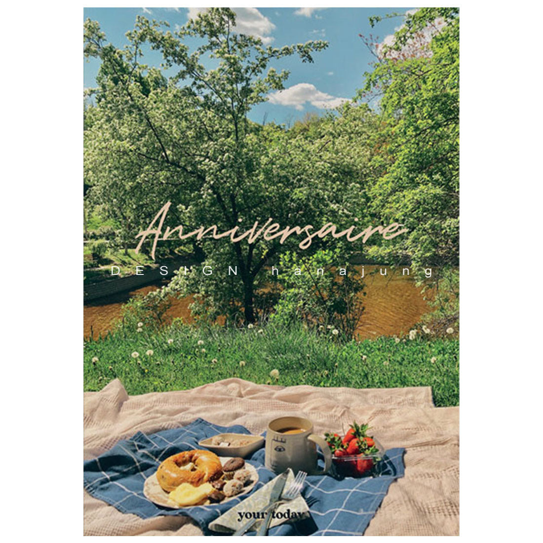 Summer scent romantic picnic painting