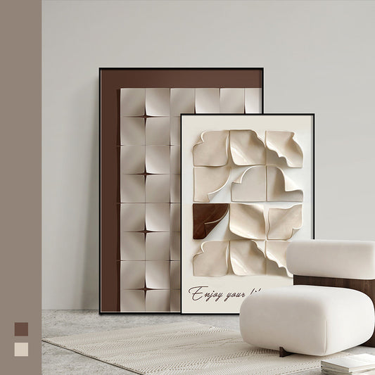 Wood carving 3d abstract painting