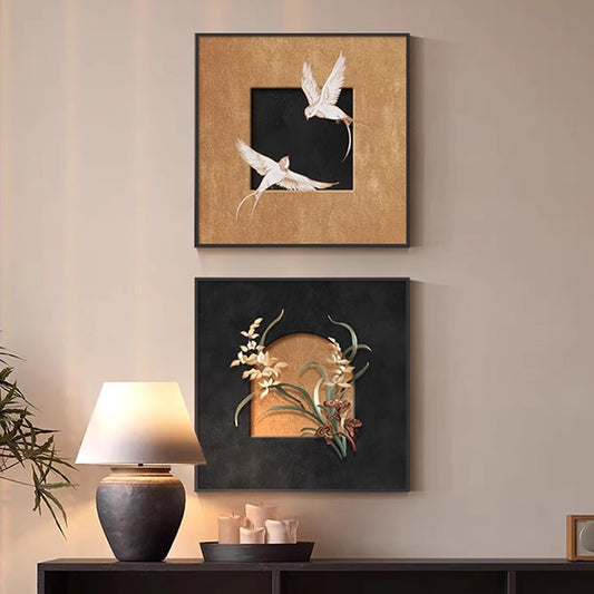 Retro art living room wall decoration painting