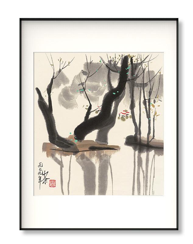 Copy painting new Chinese style entrance hanging painting
