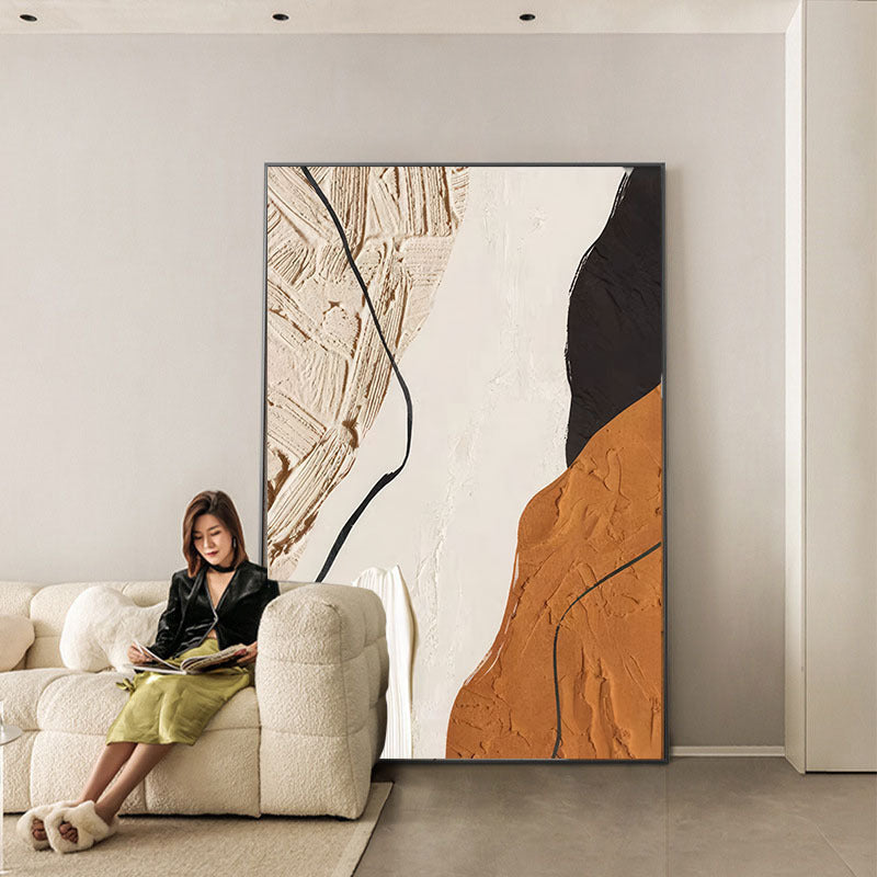 Modern simplicity abstract mural