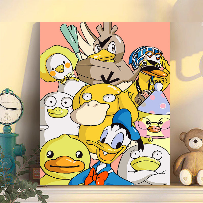 Hand-painted cartoons for children