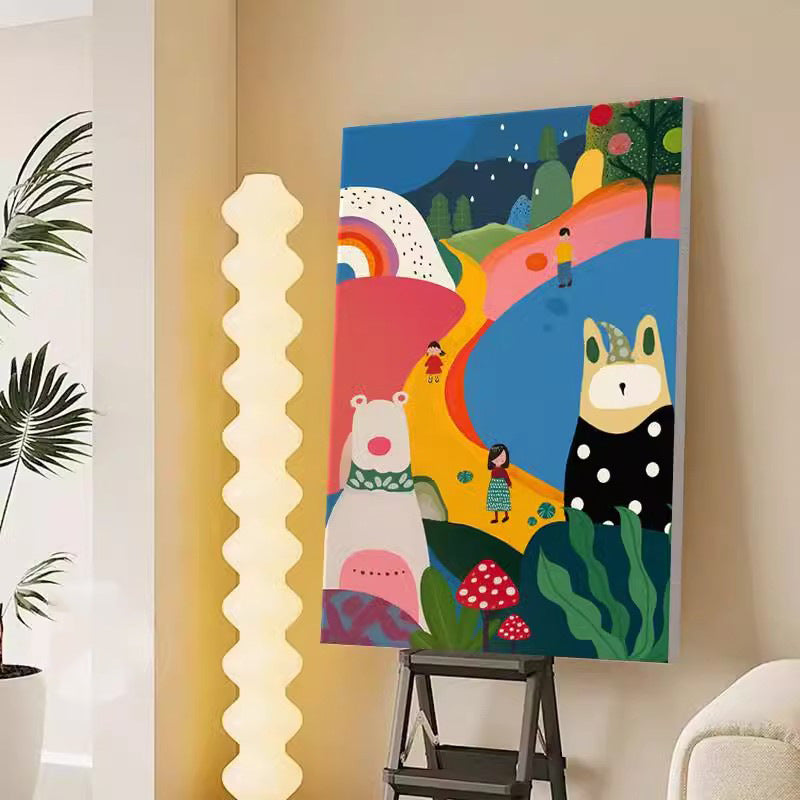 Dopamine abstract entrance painting
