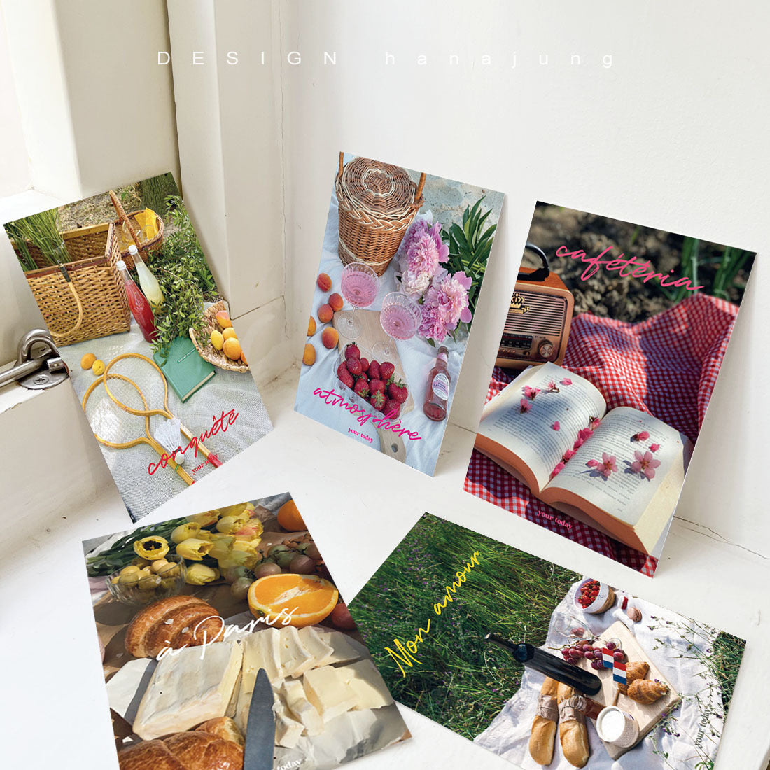 Summer scent romantic picnic painting