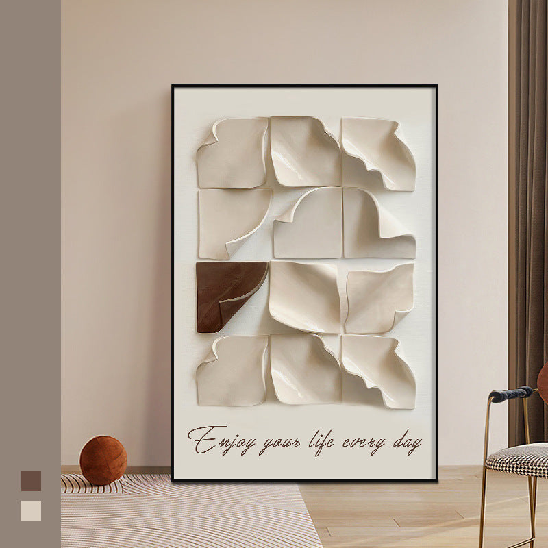 Wood carving 3d abstract painting