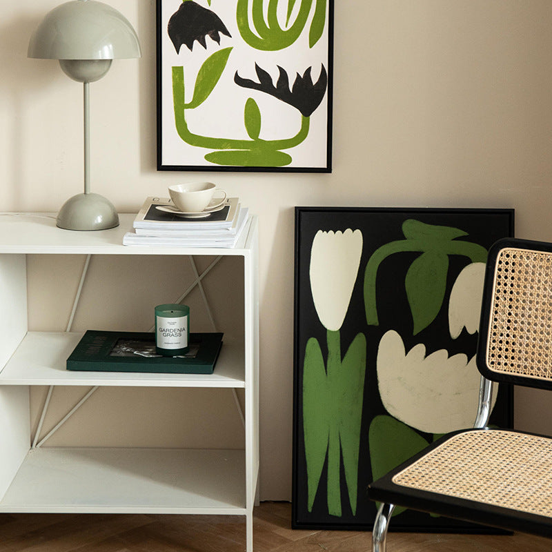 ins style floral poster living room painting