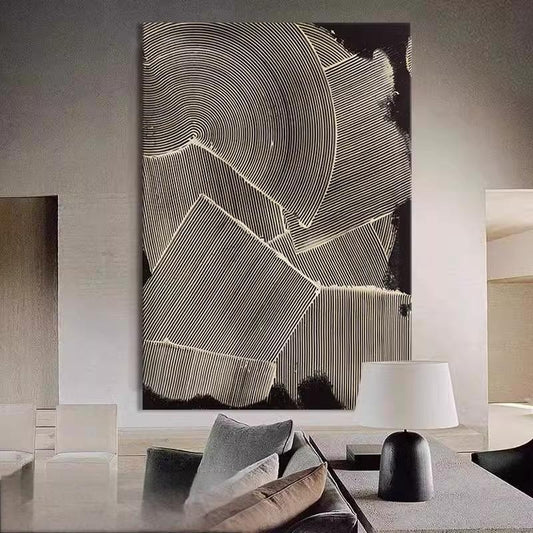 Modern simple living room high-end decorative painting