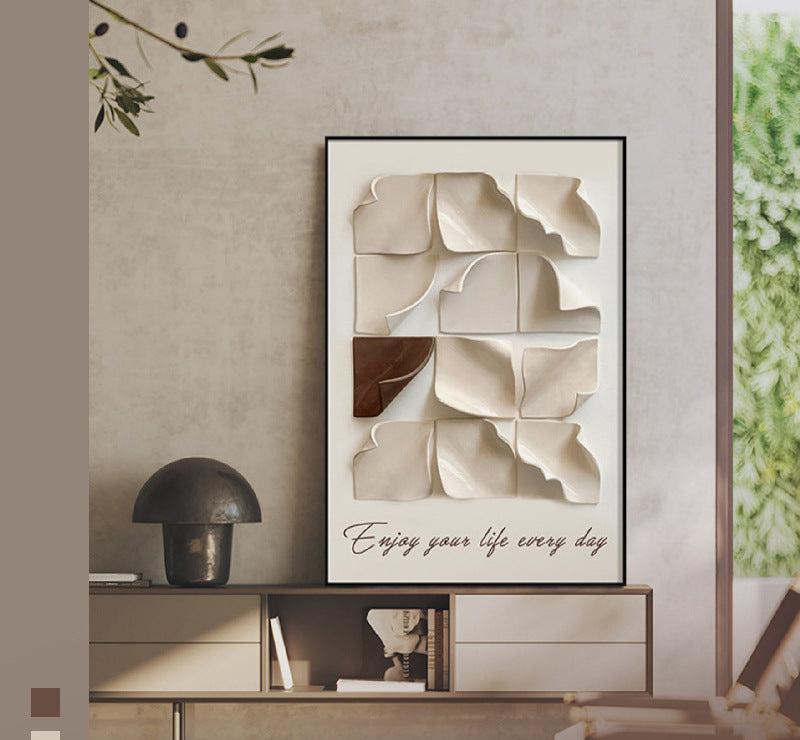 Wood carving 3d abstract painting