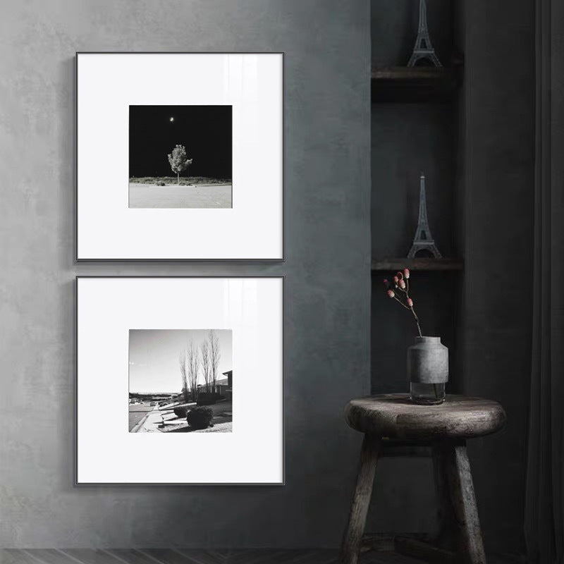 Black and white landscape photography