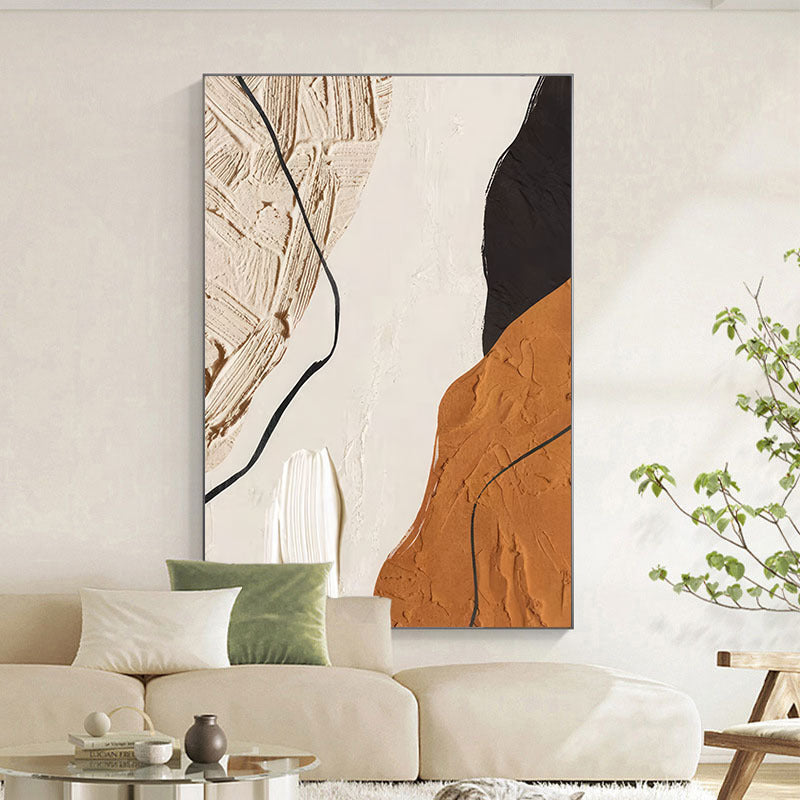 Modern simplicity abstract mural