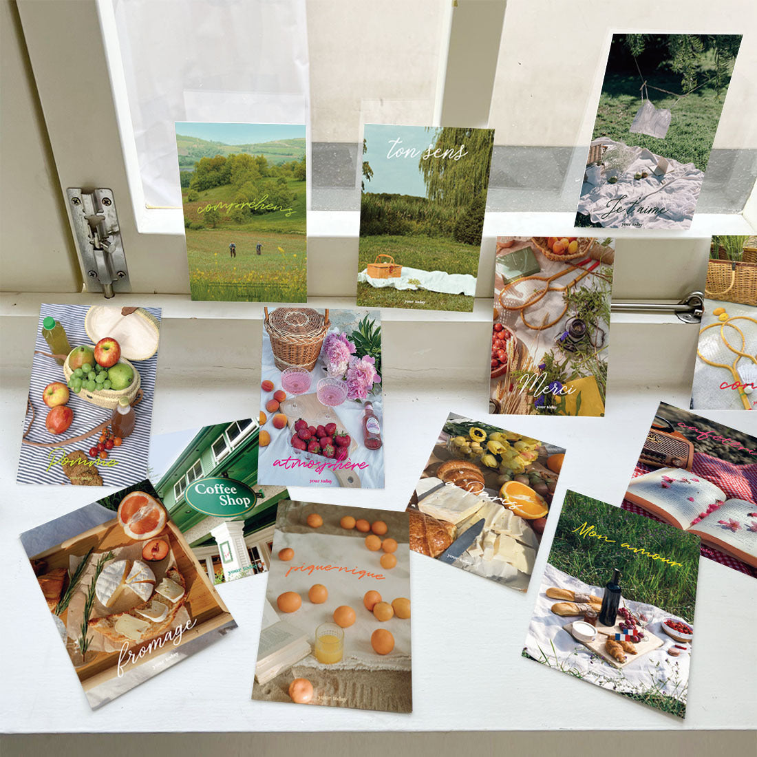 Summer scent romantic picnic painting