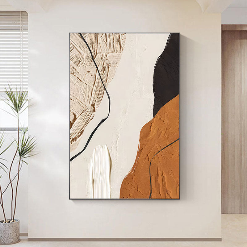 Modern simplicity abstract mural