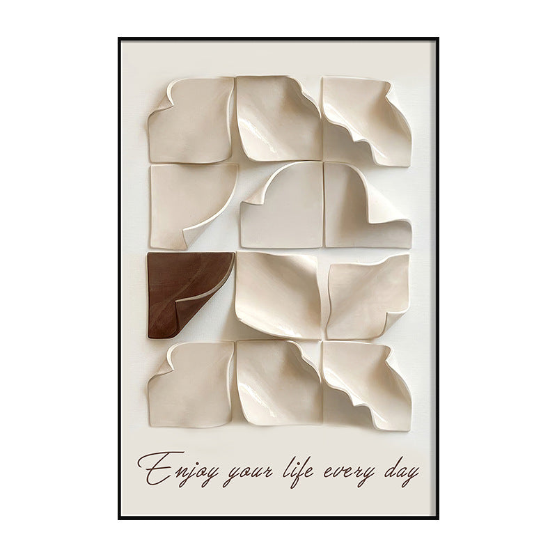 Wood carving 3d abstract painting