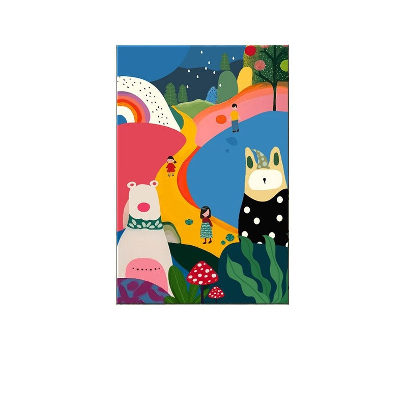 Dopamine abstract entrance painting