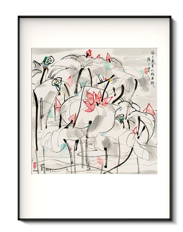 Copy painting new Chinese style entrance hanging painting