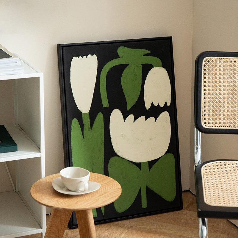 ins style floral poster living room painting