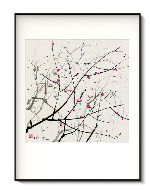 Copy painting new Chinese style entrance hanging painting