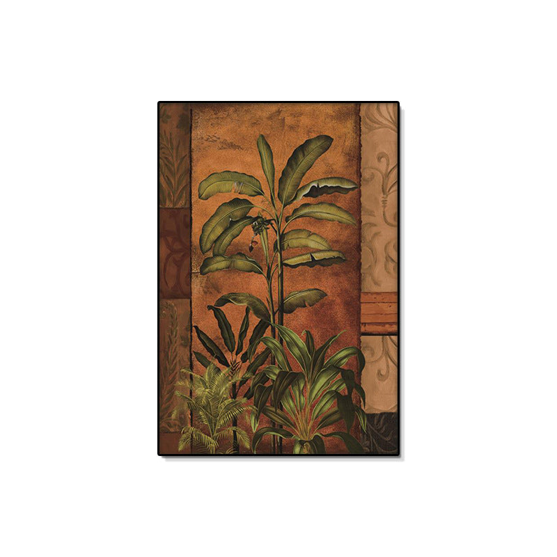 American retro decorative painting Nanyang style tropical rainforest hanging painting
