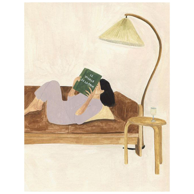 Still life cream style bedroom bedside decoration painting