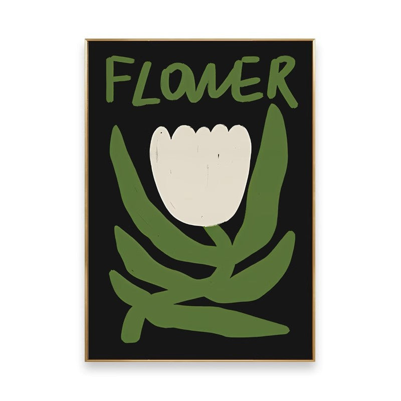 ins style floral poster living room painting