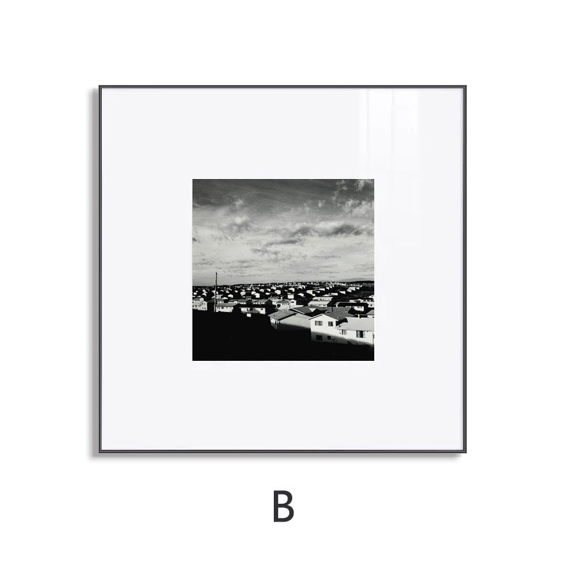Black and white landscape photography