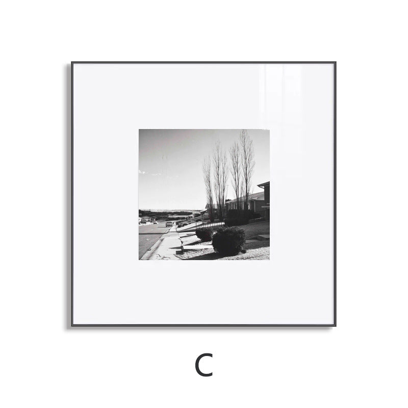 Black and white landscape photography