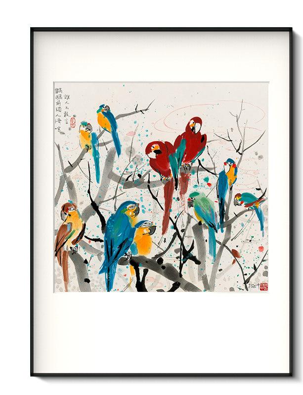 Copy painting new Chinese style entrance hanging painting