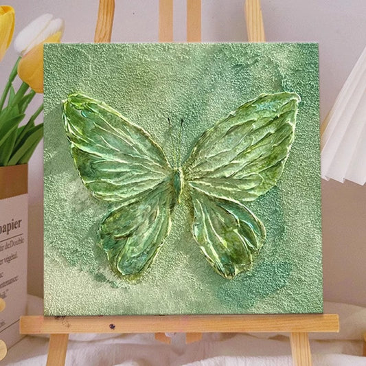 butterfly texture oil painting living room TV cabinet decoration painting