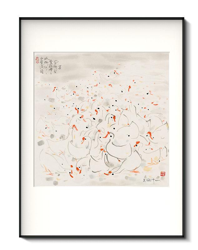 Copy painting new Chinese style entrance hanging painting